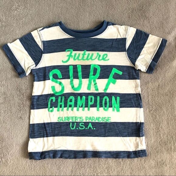 Carter’s Striped Surf Champion graphic T-Shirt - Picture 2 of 5